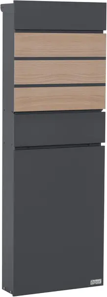 Briefkasten mit Zeitungsfach