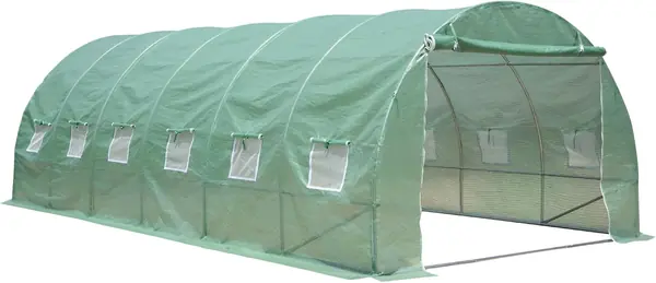 Foliengewächshaus (L) 600 x (B) 300 x (H) 200 cm