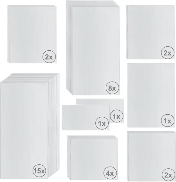 Zelsius Hohlkammerstegplatten Set 36-teilig | 6 